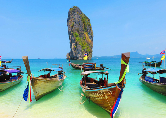 4 Islands By Long Tail Boat from Krabi