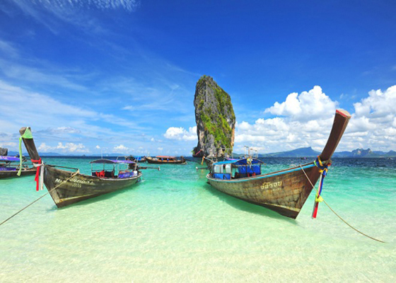 4 Islands By Long Tail Boat from Krabi