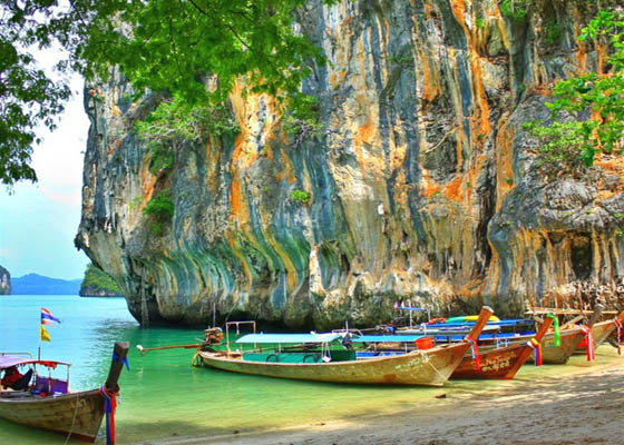 Hong Island By Long Tail Boat