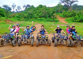 ATV Bike + Skyline Zipline Adventure