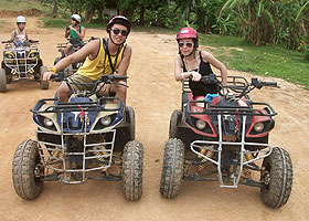 ATV Bike + Skyline Zipline Adventure