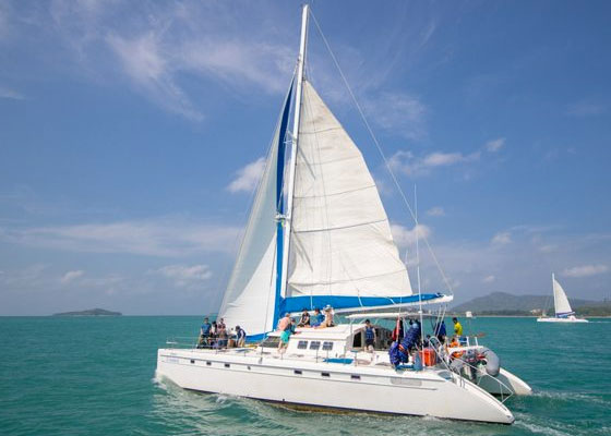 Raya & Coral  Islands by Catamaran Yacht