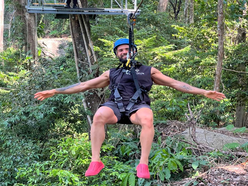 Skyline Zipline by the sea