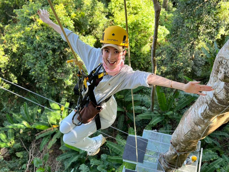 Skyline Zipline by the sea