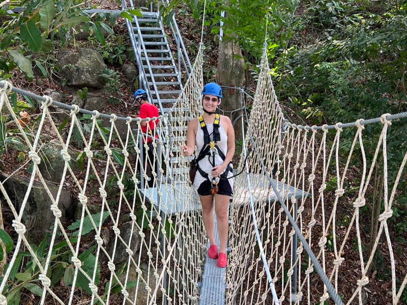 Skyline Zipline by the sea