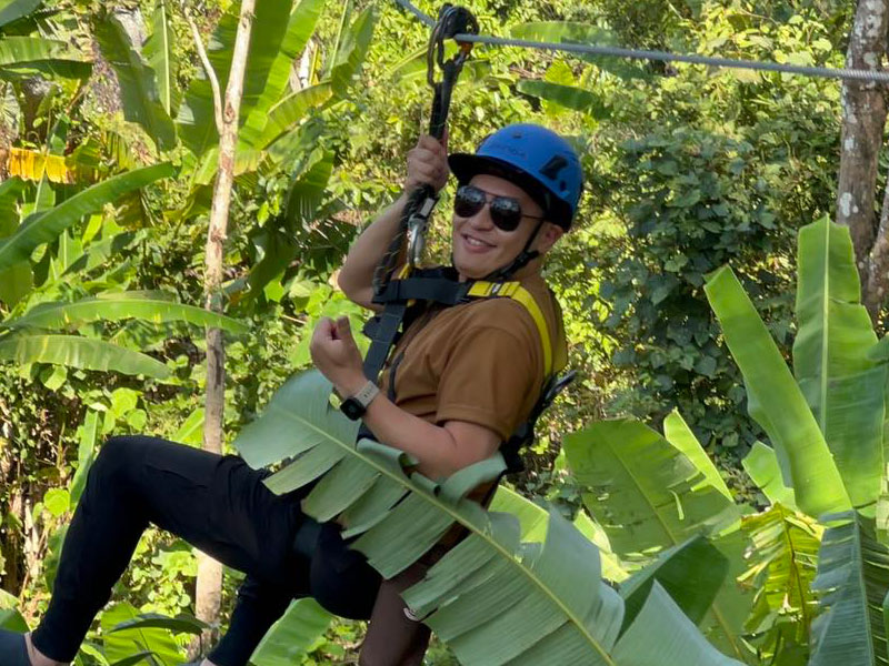 Skyline Zipline by the sea