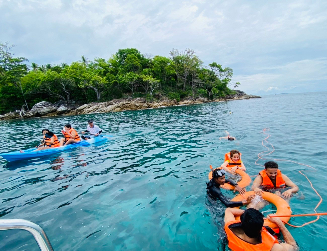 Private Catamaran to Coral Islands